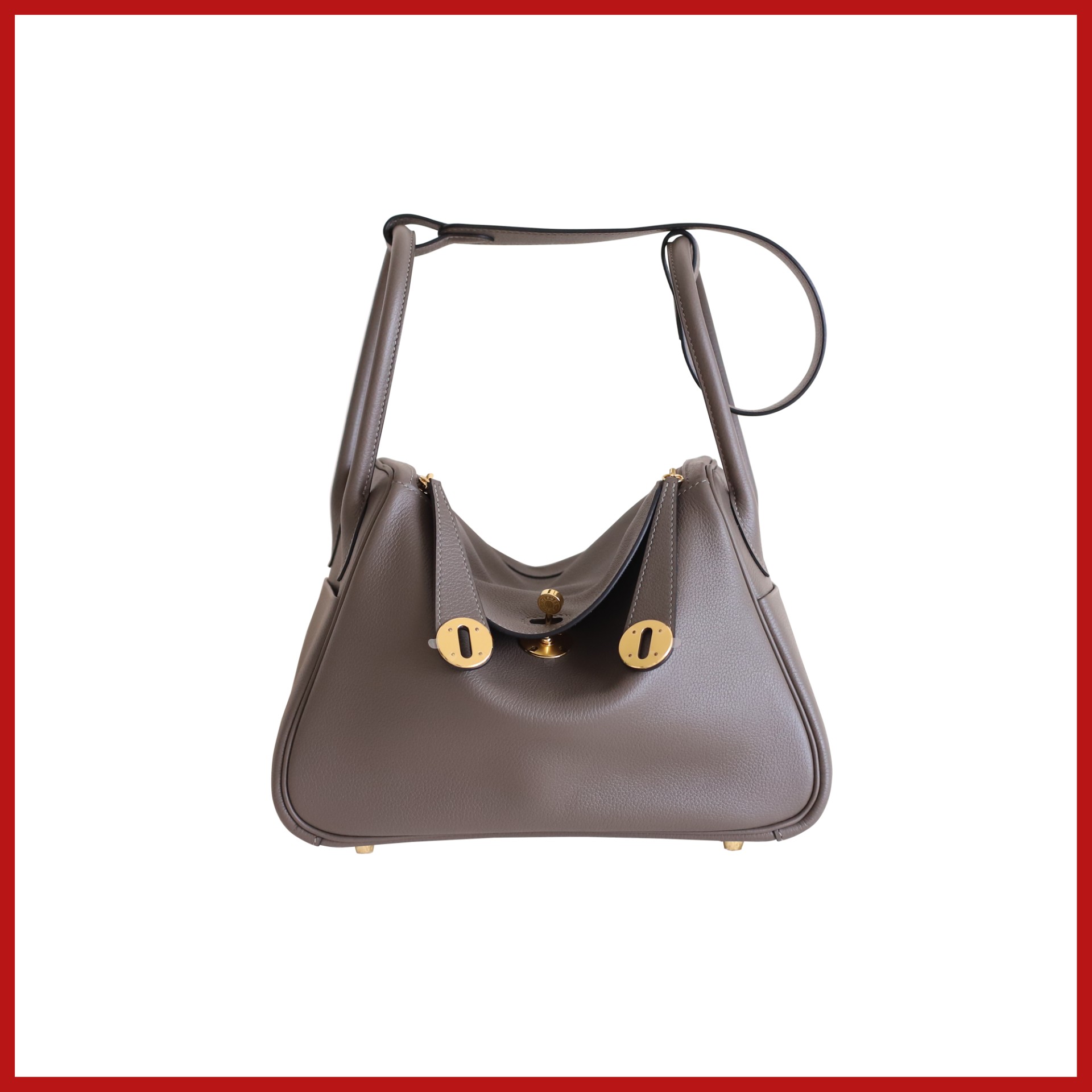 Hermes Lindy 26 Evercolor Gold Etain